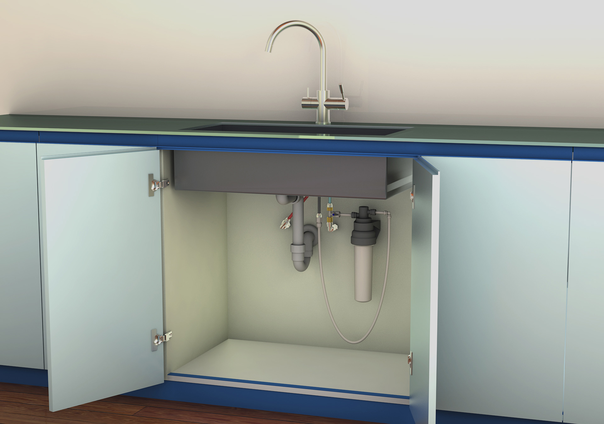 Sistema Filtraggio Acqua Triplo Chanson – Nuovo, Depuratore Osmosi