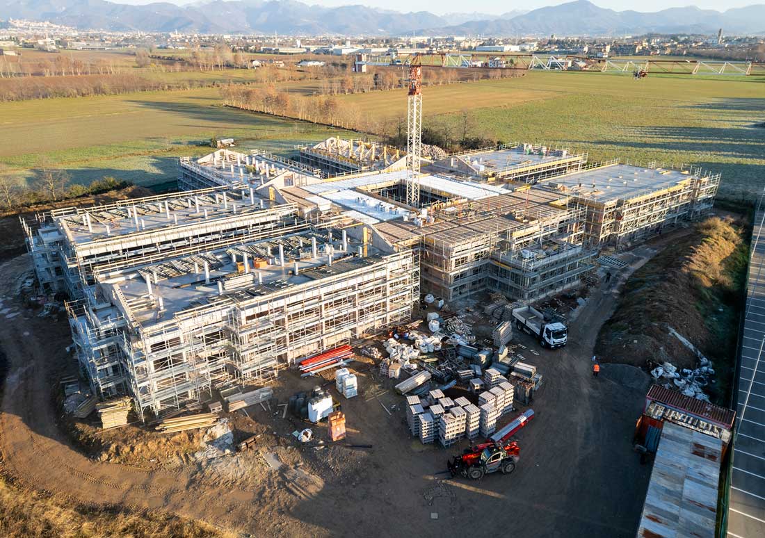 Sostenibilità e sicurezza negli edifici con sistema costruttivo in legno-cemento. Caso studio RSA a Bergamo