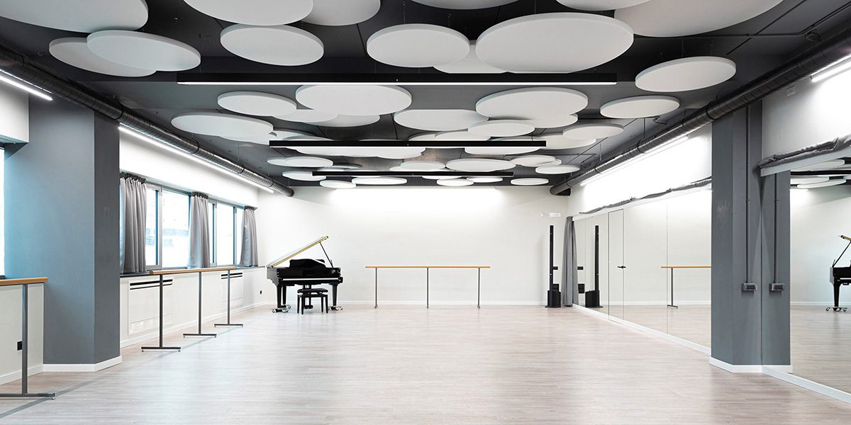 grande open space con pianoforte