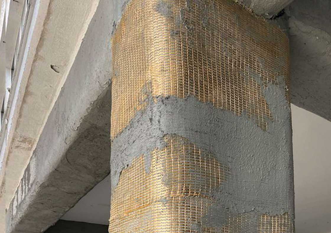 Interventi di rinforzo strutturale con sistema composito FRCM (Fiber Reinforced Cementitious Matrix) per elementi in calcestruzzo