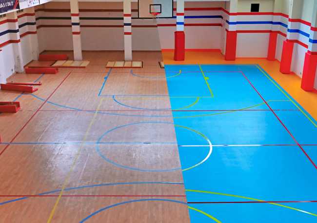 Pavimentazione in resina per le scuole. Sistemi innovativi per Palestre, Aule, Aree gioco esterne e Spazi condivisi