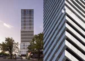 Bunker Tower et parc pour revitaliser l'œuvre brutaliste de Maaskant