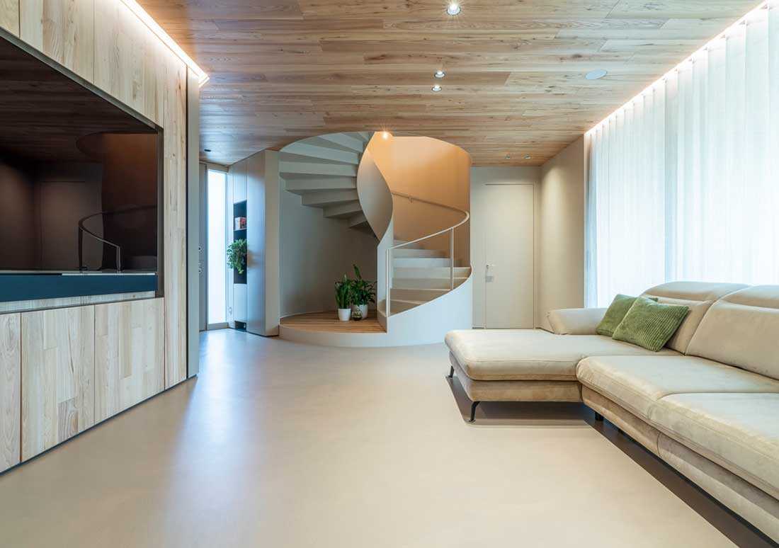 Superfici continue in resina nell’architettura contemporanea. Progettazione, tecnologia applicativa e analisi di un caso studio residenziale