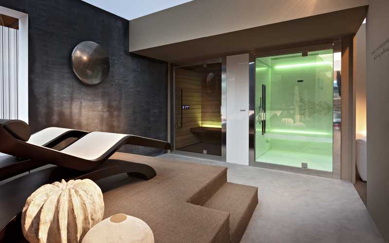 Wellness areas in private spaces