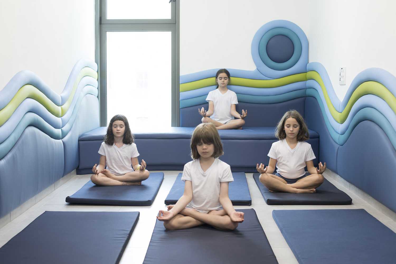 school inclusive color yoga room